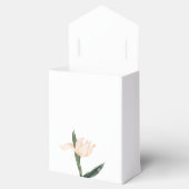 Moderne blassrosa floral geschenkschachtel (Geöffnet)