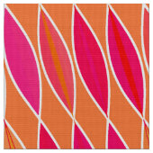 Moderne Blätter aus dem Mittelalter, Fuchsia Pink  Stoff (Nahaufnahme)