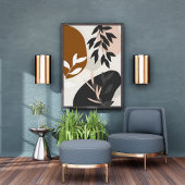 Moderne Blätter des Mittelalters Fotodruck