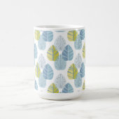 Moderne Blätter des Mittelalters Kaffeetasse (Mittel)