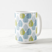 Moderne Blätter des Mittelalters Kaffeetasse (VorderseiteRechts)