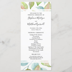 Moderne Blätter für Hochzeiten in Foliage Programm