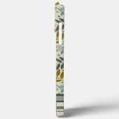 Moderne Blätter Karierte Musterinspirivität Case-Mate iPhone Hülle (Rückseite / Links)