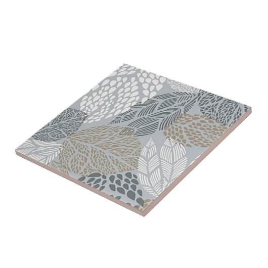 Moderne Blätter Keramik Tiles Fliese (Seite)