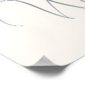 Moderne Blätter Not leidendes Foto Hochzeit Willko Poster (Ecke)