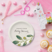 Moderne Blätter Pappteller (Party)