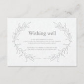 Moderne Blätter Skizze Zeichnend moderne Einrichtu Begleitkarte (Vorderseite)