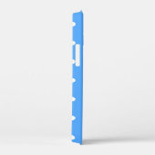 Moderne blau-weiße Polka-Punkte-Muster Case-Mate iPhone Hülle (Rückseite / Rechts)