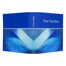 Moderne blaue abstrakte Mappe