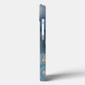 Moderne blaue ästhetische Handyhülle Case-Mate iPhone Hülle (Rückseite / Links)