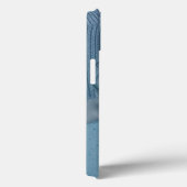 Moderne blaue ästhetische Handyhülle Case-Mate iPhone Hülle (Rückseite / Rechts)