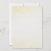 Moderne blaue Blumen und Schmetterlinge RSVP Card Einladung (Rückseite)