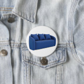 Moderne blaue Couch Button (Beispiel)