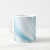 Moderne, blaue Dekoration Kaffeetasse (Vorderseite Links)