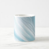 Moderne, blaue Dekoration Kaffeetasse (Mittel)