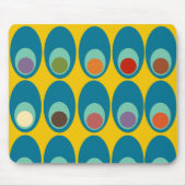 Moderne blaue Eier aus dem Mittelalter Mousepad (Vorne)