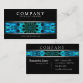 Moderne blaue Energie Visitenkarte (Vorne/Hinten)