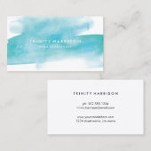 Moderne blaue Farbe Visitenkarte (Vorne/Hinten)