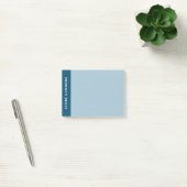 Moderne Blaue Farbkombination Post-it Klebezettel (Büro)