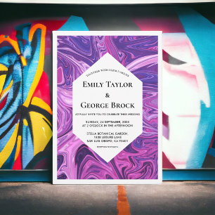 Moderne Blaue Galaxie Abstrakte Kunst Stilvolle Ho Einladung