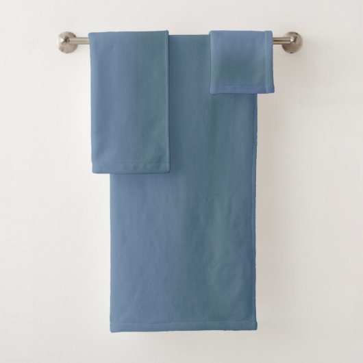 Moderne blaue Gradientengalaxie Badhandtuch Set (Insitu)