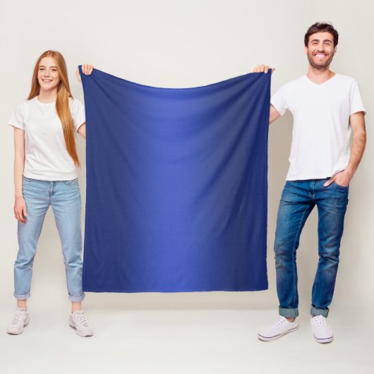 Moderne blaue Gradientengalaxie Fleecedecke (Beispiel)