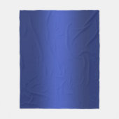 Moderne blaue Gradientengalaxie Fleecedecke (Vorderseite)