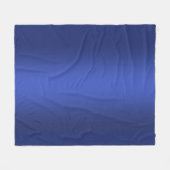 Moderne blaue Gradientengalaxie Fleecedecke (Vorderseite (Horizontal))