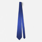 Moderne blaue Gradientengalaxie Krawatte (Vorderseite)