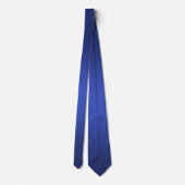 Moderne blaue Gradientengalaxie Krawatte (Rückseite)