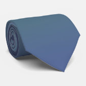 Moderne blaue Gradientengalaxie Krawatte (Gerollt)