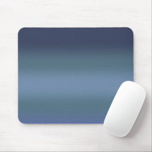 Moderne blaue Gradientengalaxie Mousepad