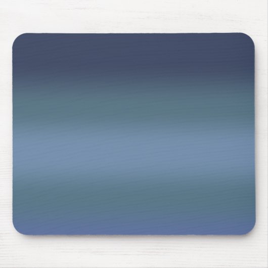 Moderne blaue Gradientengalaxie Mousepad (Vorne)