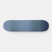 Moderne blaue Gradientengalaxie Skateboard (Horizontal)