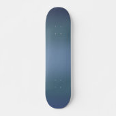 Moderne blaue Gradientengalaxie Skateboard (Vorne)