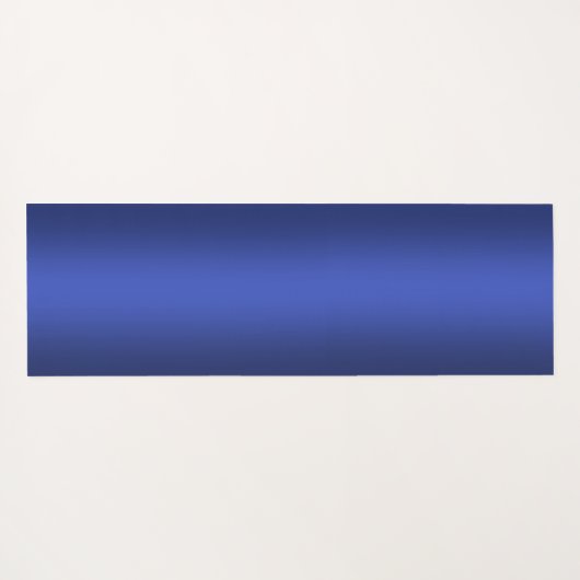 Moderne blaue Gradientengalaxie Yogamatte (Rückseite (Horizontal))