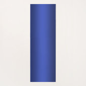 Moderne blaue Gradientengalaxie Yogamatte (Rückseite)