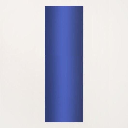 Moderne blaue Gradientengalaxie Yogamatte (Rückseite)