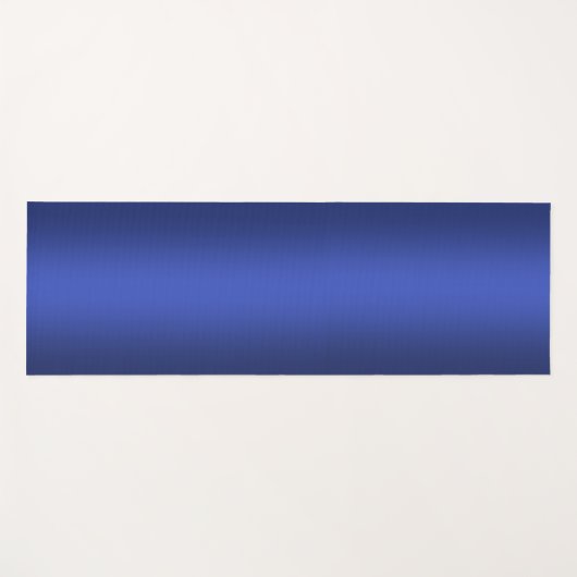 Moderne blaue Gradientengalaxie Yogamatte (Vorderseite (Horizontal))