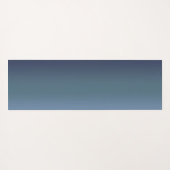 Moderne blaue Gradientengalaxie Yogamatte (Rückseite (Horizontal))