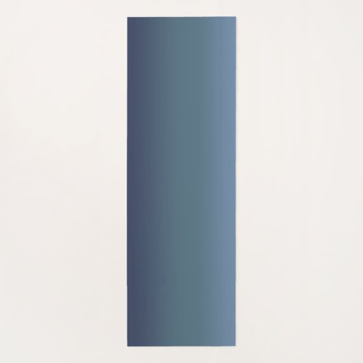 Moderne blaue Gradientengalaxie Yogamatte (Rückseite)