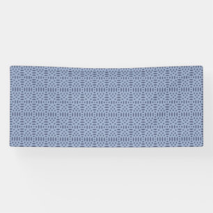 Moderne Blaue Kreisförmige Formen Nahtloses Muster Banner