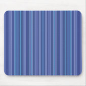 Moderne Blaue Lila Streifen Mousepad (Vorne)