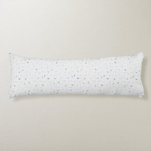 Moderne Blaue Minimalistische Muster-Körperkissen Seitenschläferkissen