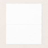 Moderne Blaue Nebel benutzerdefinierte QR-Code Pro Visitenkarten (Innenseite Aufgefaltet)