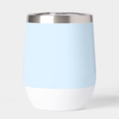Moderne blaue orange Monogramm-Initialen personali (Rückseite)