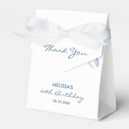 Moderne blaue Rose Blumengrün Geburtstag Geschenkschachtel