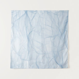 Moderne blaue Stoffhintergrundkunst Wandteppich