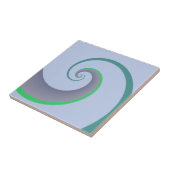 Moderne blaue und grüne Waves Fliese (Seite)