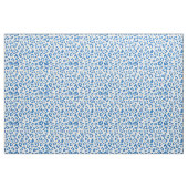Moderne blaue und weiße Geparden-Muster Stoff (Fat Quarter (45,7 x 55,9 cm))